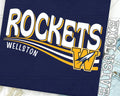 Rockets Wellston Wavy Lines
