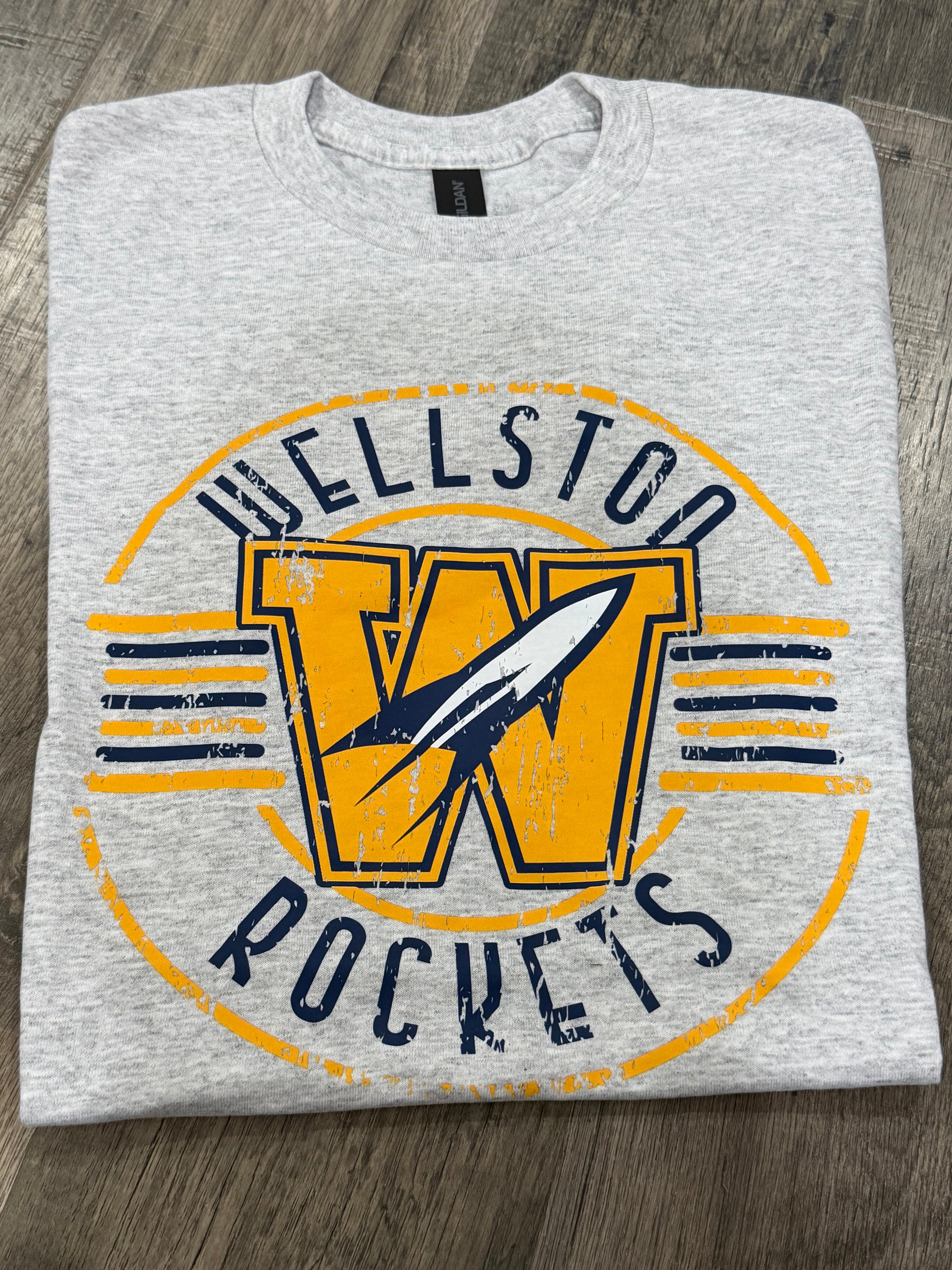 Wellston W Rockets Distress Circle