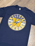 Wellston Rockets Circle Checkered/Faux Glitter